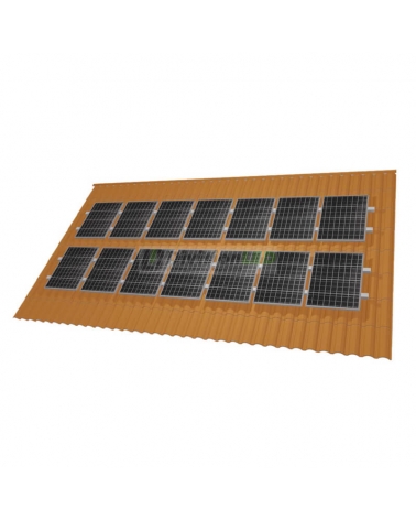 Kit Solar Autoconsumo trifásico 6kW DEYE con cuadro de protección