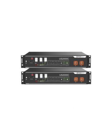 Pylontech US2000B-PLUS Pack 2 Baterías de litio 2400WH 48V más Rack 19"