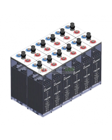 U-Power UP-7OPZS490 Pack 12 Baterías estacionarias 2V solar OPzS 855AH C100