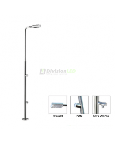 Astralpool 52718 Ducha Ángel Lavapiés Acero inox