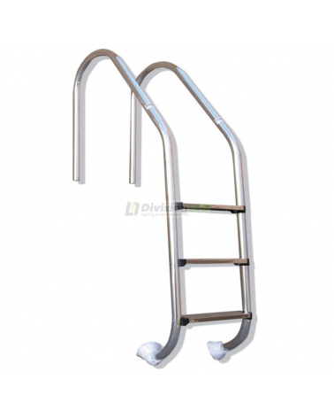 Astralpool M00154 Escalera STANDARD 3 peldaños Basic-304 Acero inox