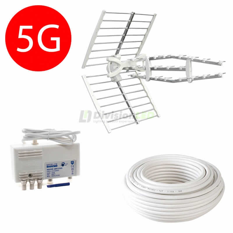 Kit 5G TDT Satelite Rover Amplificador Interior