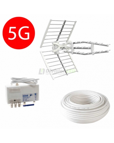 Kit 5G TDT Satelite Rover Amplificador Interior