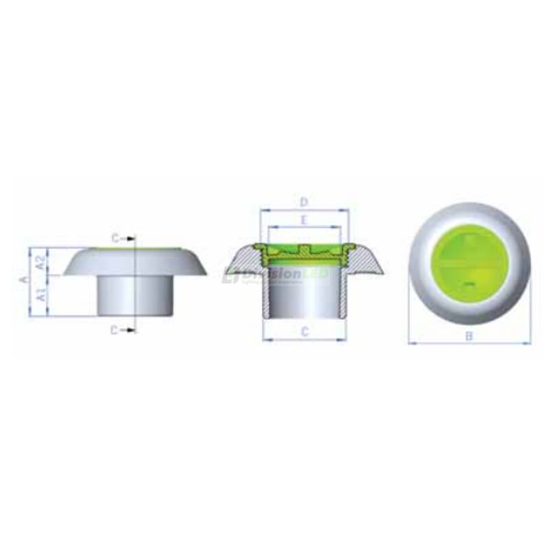 Astralpool 24415 Boquilla de aspiración para encolar piscinas hormigón