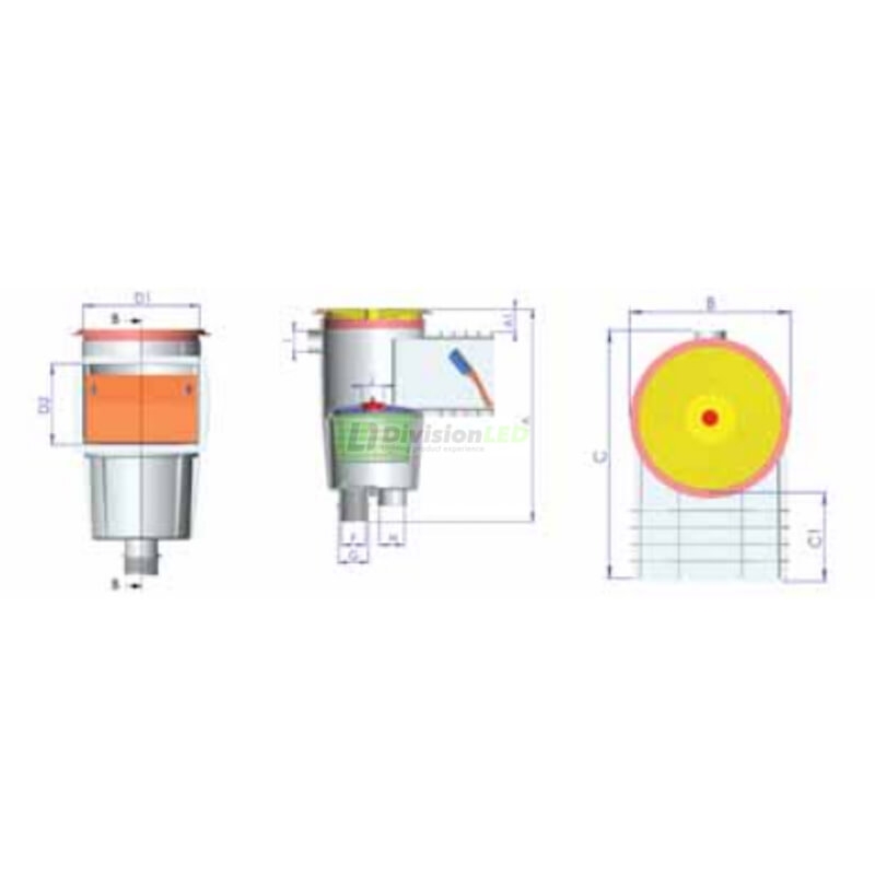 Astralpool 00249 Skimmer 15 litros con tapa circular a presión piscinas hormigón