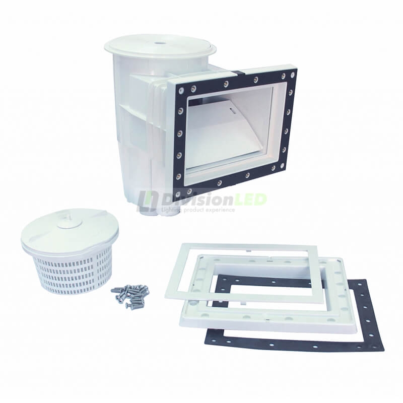 Astralpool 01461 Skimmer boca Standard 15 litros con tapa circular a presión piscinas hormigón