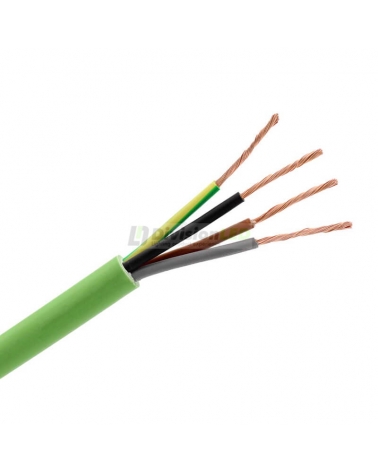 General Cable RZ1-K (AS) flexible libre de halógenos 4G2.5mm² verde al corte