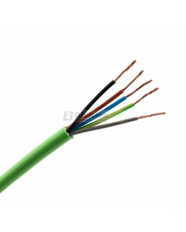 General Cable RZ1-K (AS) flexible libre de halógenos 5G2.5mm² verde al corte
