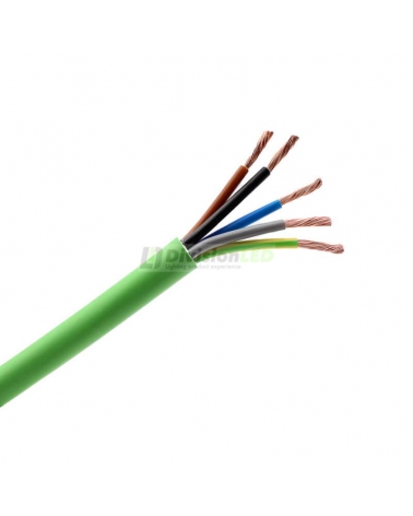 General Cable RZ1-K (AS) flexible libre de halógenos 5G6mm² verde al corte