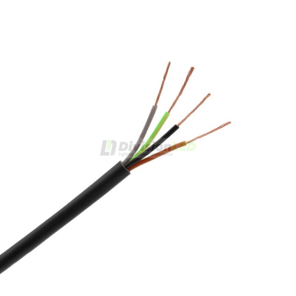 General Cable RV-K Flexible 4G1,5mm² Negro al corte