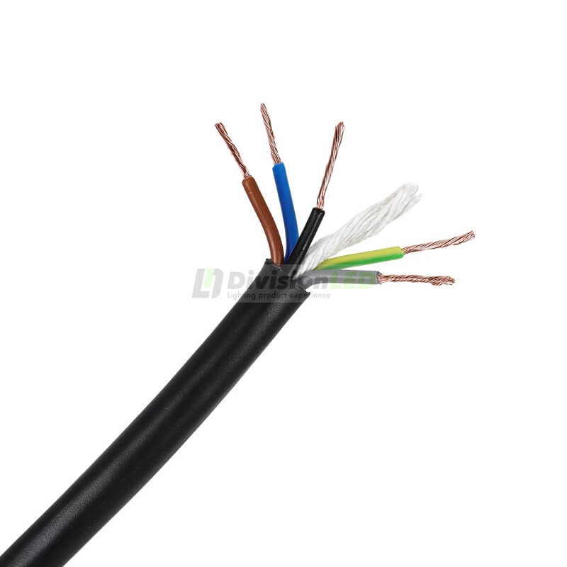 General Cable RV-K Flexible 5G1,5mm² Negro al corte