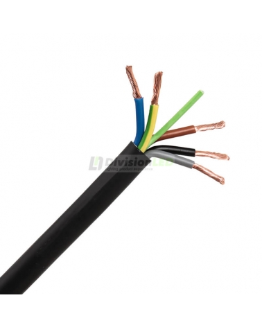 General Cable RV-K Flexible 5G6mm² Negro al corte