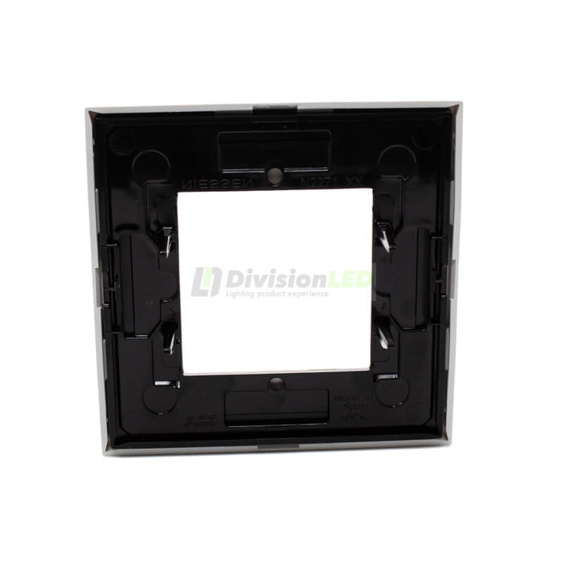 Niessen Zenit N2271 BL Marco 1 elemento 2 módulos blanco efecto flotante