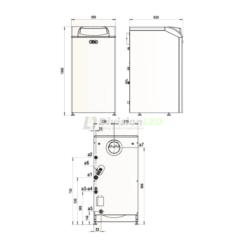Caldera de gasoil Ferroli SILENT eco 30 SI UNIT 1E3060252