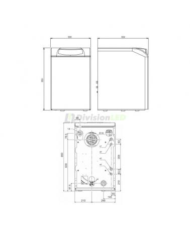 Caldera de gasoil Ferroli ATLAS eco 30 SI UNIT + WIFI 1E4160252