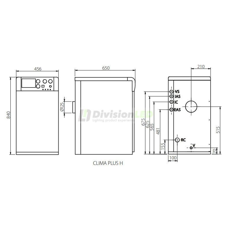 Caldera de gasoil DOMUSA CLIMA PLUS-H 25 calefacción + ACS TCLIM00017
