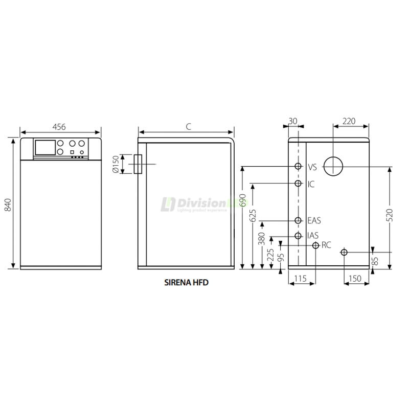Caldera de gasoil DOMUSA SIRENA MIX DUO HFD 40 calefacción + ACS TSIRM00F13