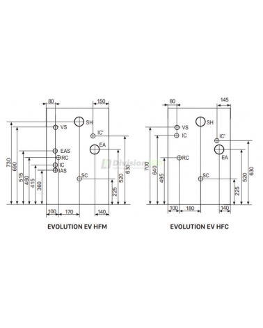 DOMUSA TEVO000076 Caldera de gasoil Evolution EV 25 HFM calefacción + ACS
