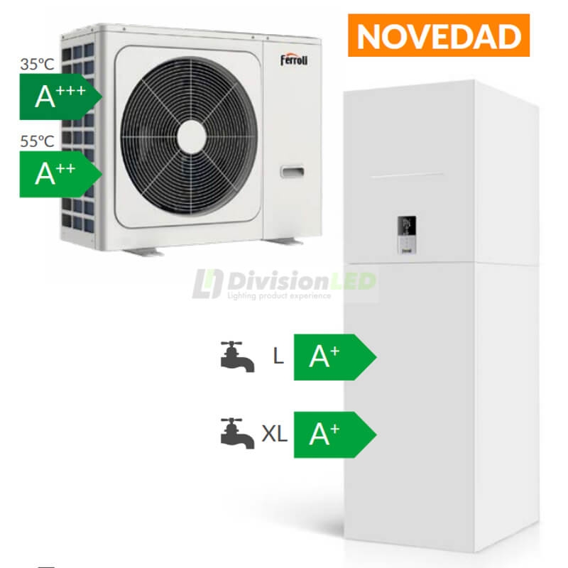 Bomba de calor Ferroli OMNIA ST 3.2 HI3 12kW aire-agua 0XHTCSWA