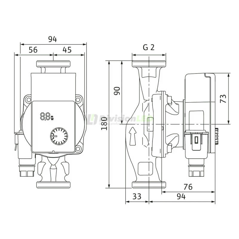 WILO 4248088 Bomba circuladora Yonos PICO1.0 30/1-4