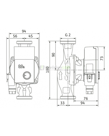 WILO 4248088 Bomba circuladora Yonos PICO1.0 30/1-4