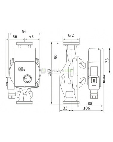 WILO 4248091 Bomba circuladora Yonos PICO1.0 30/1-8