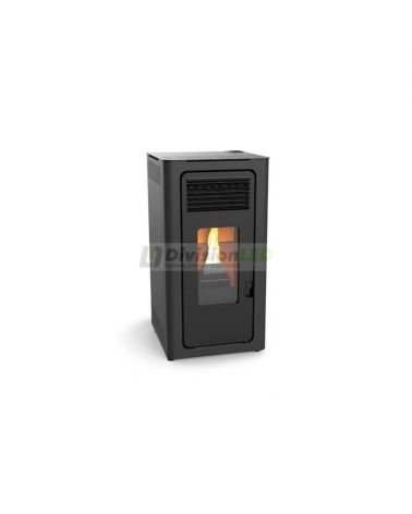 Estufa de pellets 10 kW Negra CABEL 2327-2