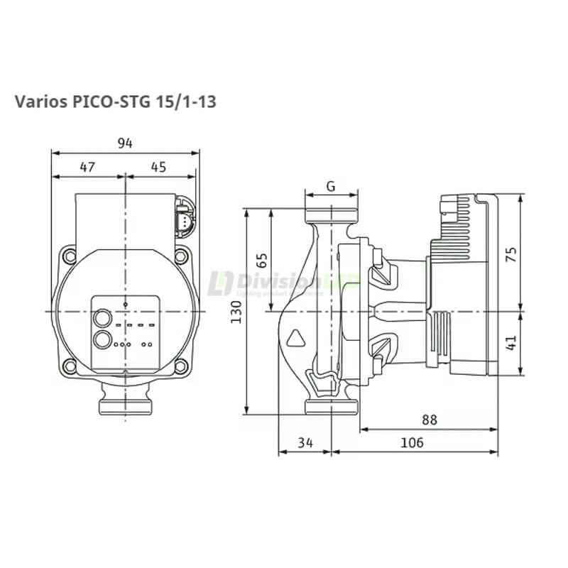 WILO 4232746 Bomba circuladora Varios PICO-STG 15/1-13