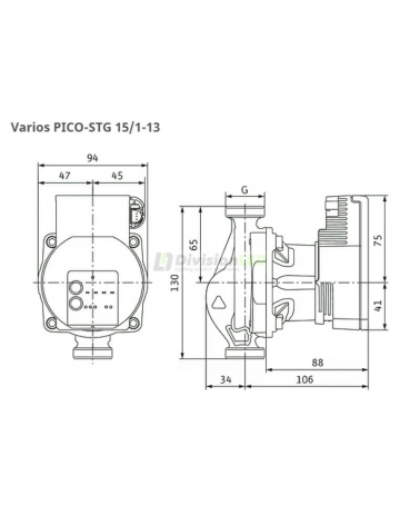 WILO 4232746 Bomba circuladora Varios PICO-STG 15/1-13