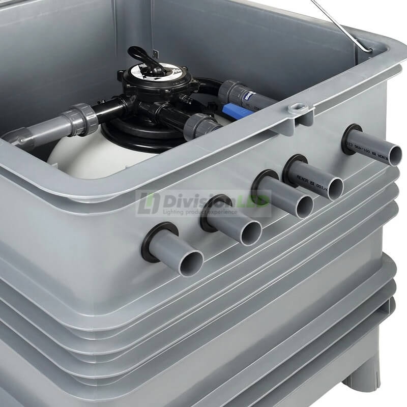 Astralpool 41910 Caseta compacto enterrado piscina Filtro + Bomba Sena 1CV