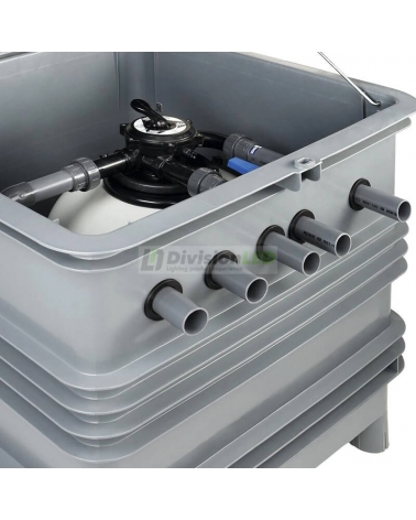 Astralpool 41910 Caseta compacto enterrado piscina Filtro + Bomba Sena 1CV