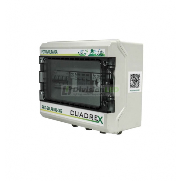 CUADREX PRO-SOLAR-01-DC2 Cuadro de distribución fotovoltaico 63A 1000V DC