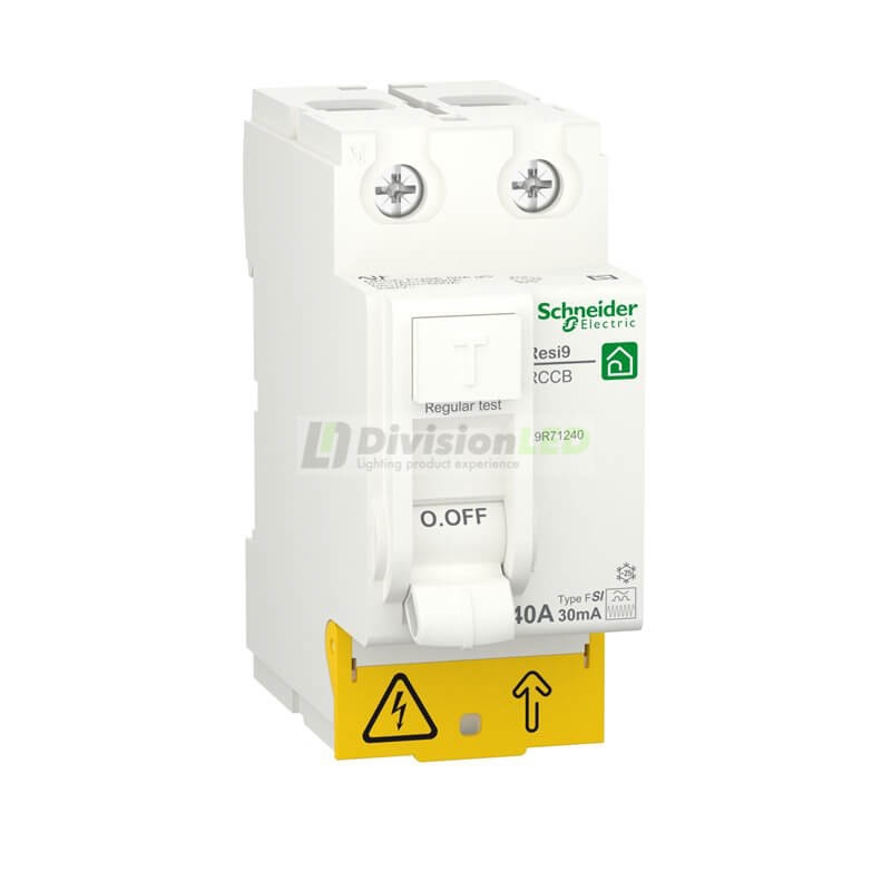 Schneider R9R71240 Diferencial Superinmunizado Resi9 2P 40A 30mA F-SI