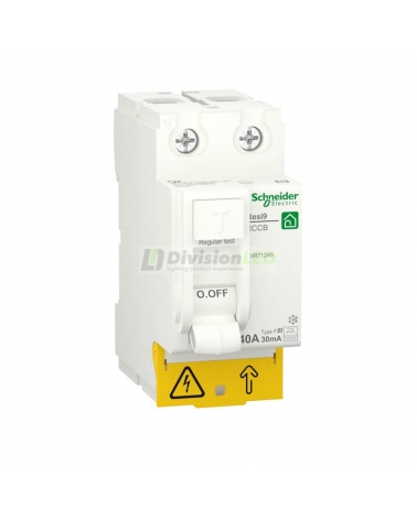 Schneider R9R71240 Diferencial Superinmunizado Resi9 2P 40A 30mA F-SI