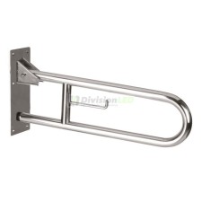 Mediclinics BG0800CS barra de apoyo abatible vertical satinada 800