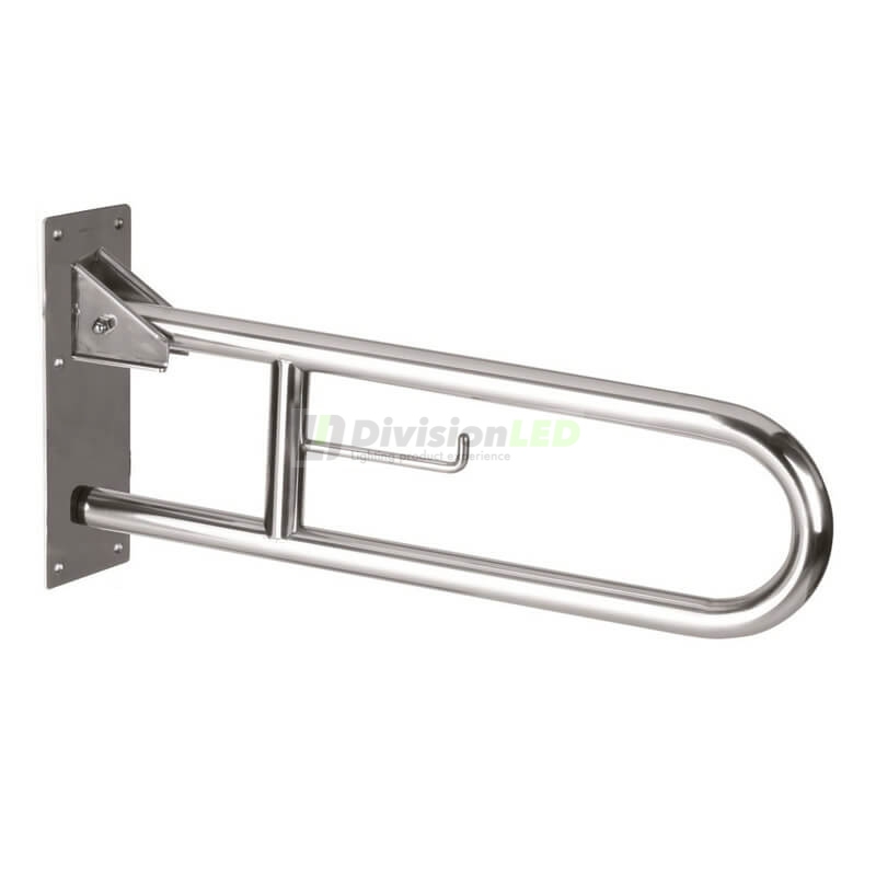 Mediclinics BG0800CS barra de apoyo abatible vertical satinada 800