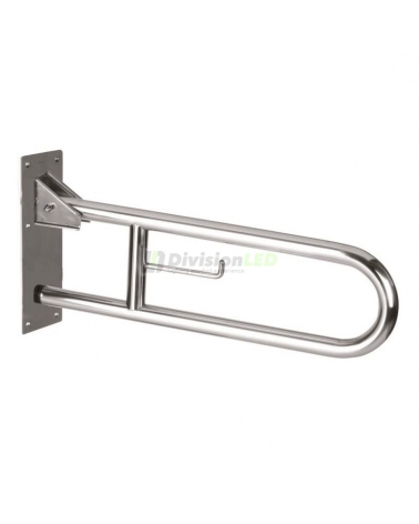 Mediclinics BG0800CS barra de apoyo abatible vertical satinada 800