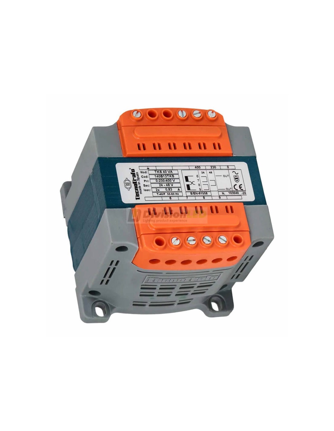 Tecnotrafo 210B12TKS Transformador 230 400V A 12 24V TKS 100VA TRAFO II 