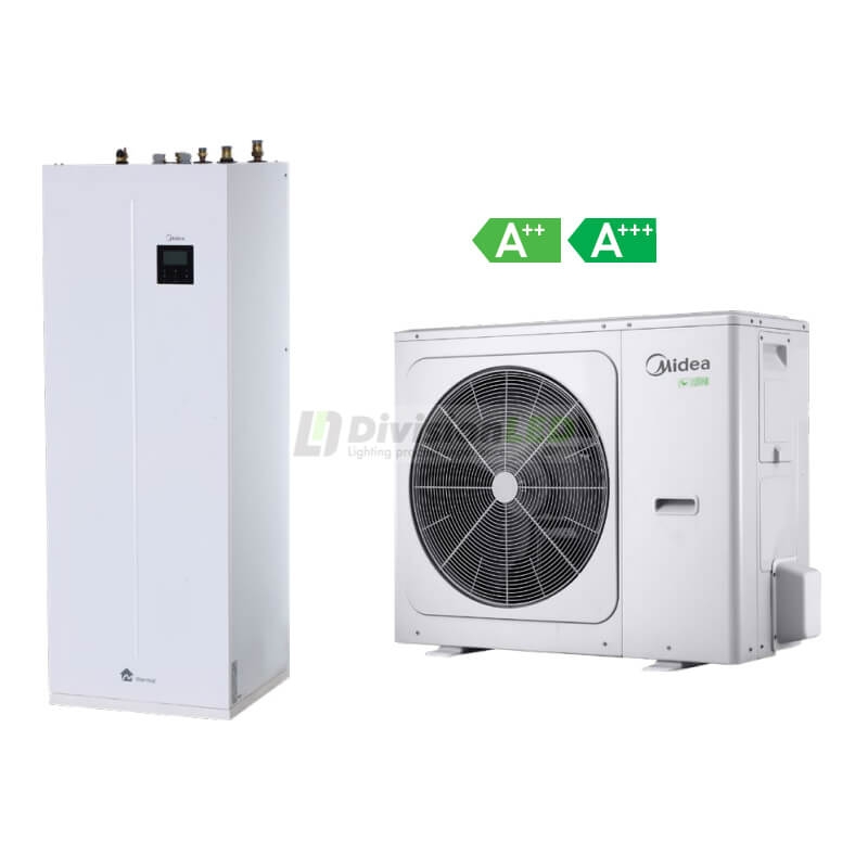 Midea M-Theri A 12 XL Conjunto aerotermia bomba de calor bibloc integrado