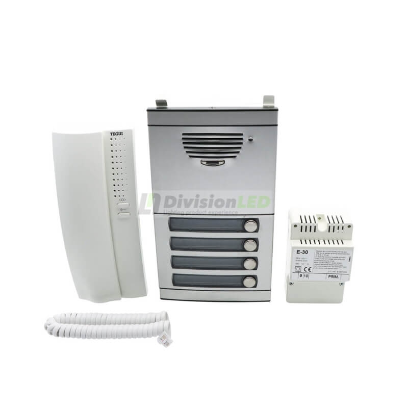 Kit portero TEGUI A3 4 Líneas serie 7 375014