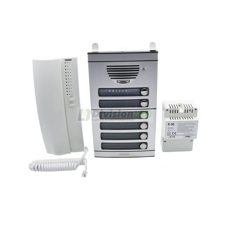 Kit portero TEGUI A6 6 Líneas serie 7 375016