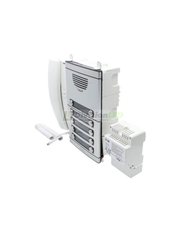 TEGUI 375019 Kit portero A10 placa y teléfono serie 7