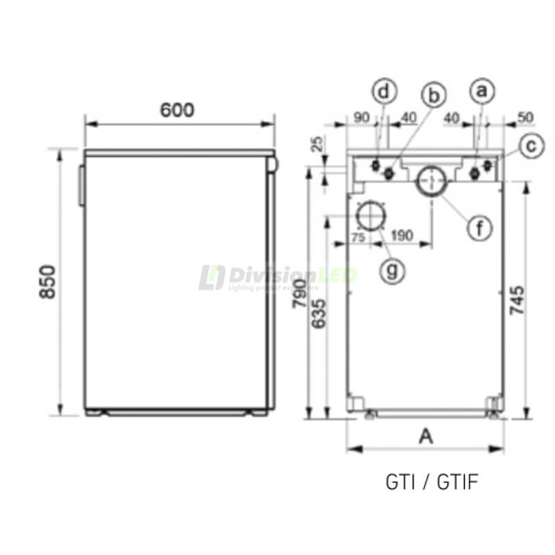 Caldera de gasoil BAXI Gavina Plus Eco GTI 30 calefacción + ACS 7703619