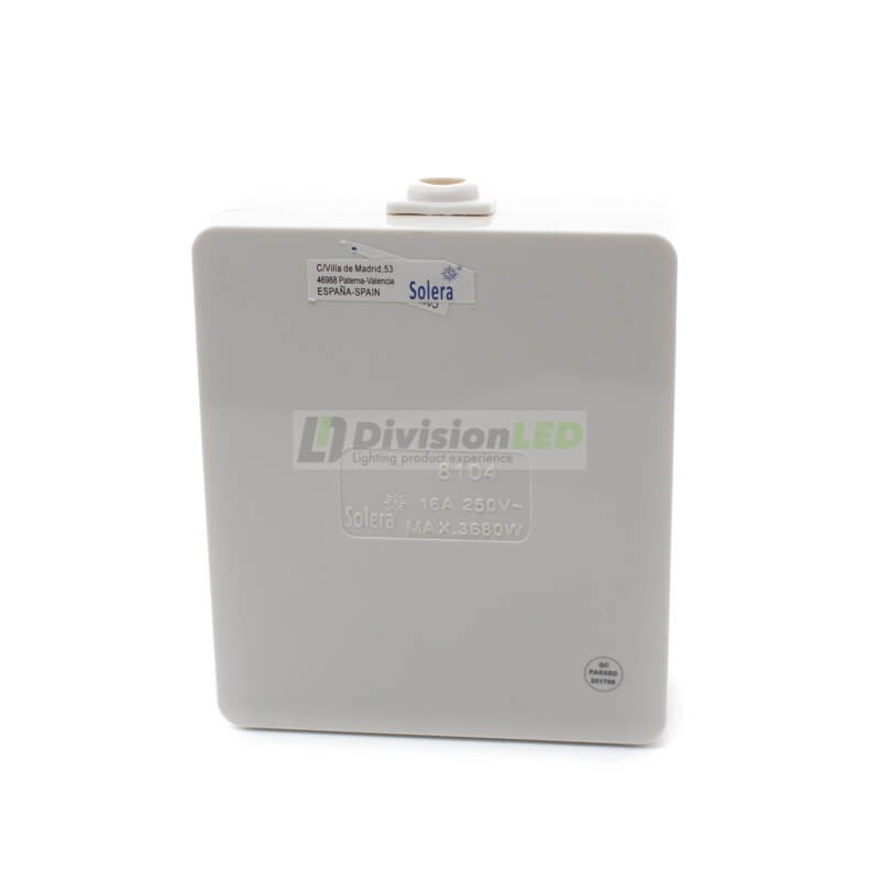 Base múltiple 4 tomas sin cable cuadrada -¡imagen en 360°! - DivisionLED