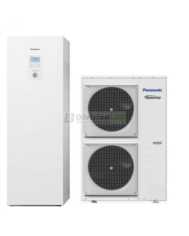 Bomba de calor PANASONIC AQUAREA 12kW KIT-ADC12HE5-CL all in one high performance series H bibloc