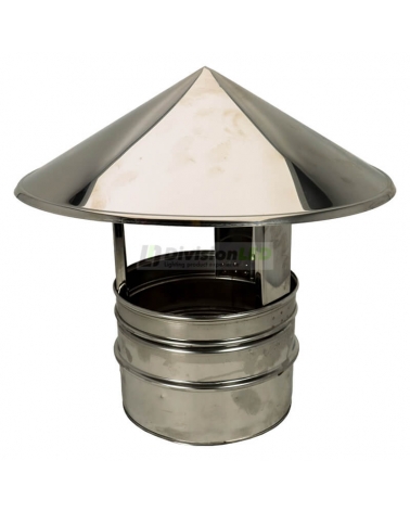DINAK Sombrerete antilluvia 125mm SW-316L INOX 039F1212BSW