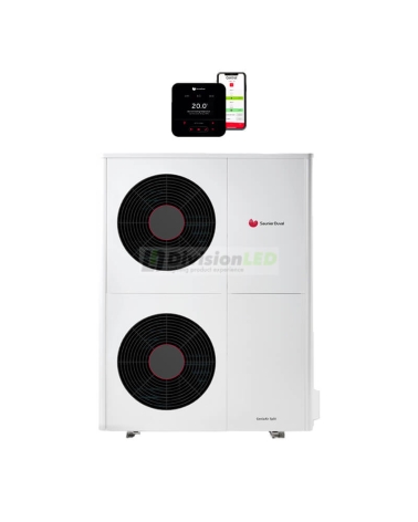 Saunier Duval 0020307752 Genia air MAX 15 cableado + MiPro Sense Bomba de calor aerotérmica aire-agua monobloc