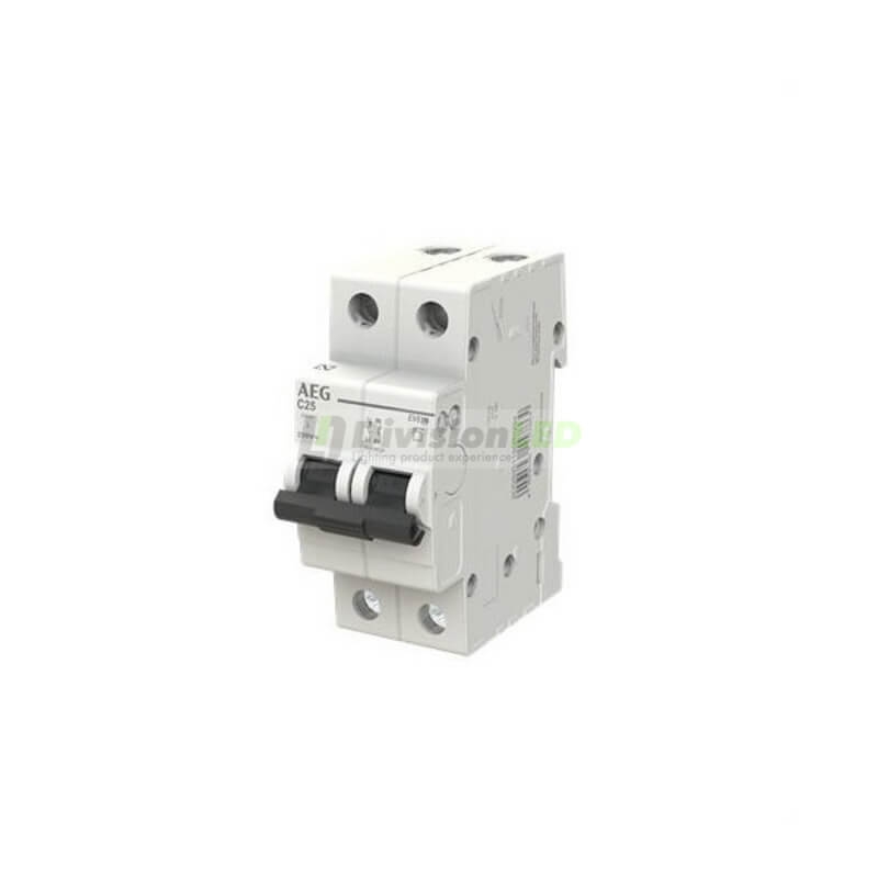 AEG EV61NC25 Interruptor magnetotérmico EV60 1P+N 25A C 6kA 2CDS251190R0254