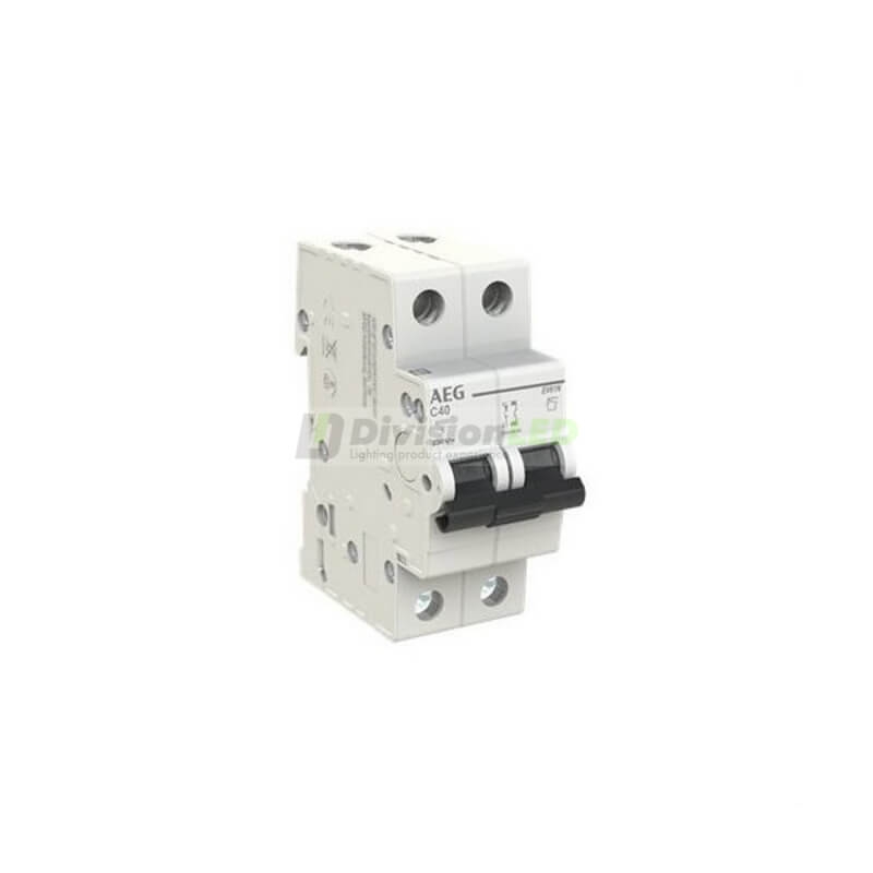 AEG EV61NC40 Interruptor magnetotérmico EV60 1P+N 40A C 6kA 2CDS251190R0404