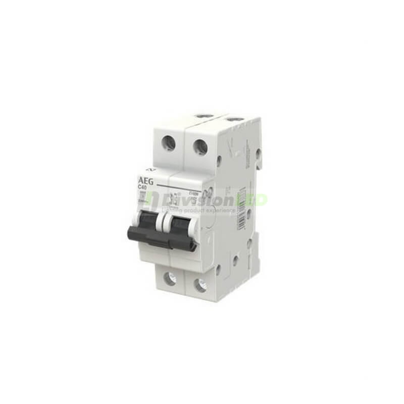 AEG EV61NC40 Interruptor magnetotérmico EV60 1P+N 40A C 6kA 2CDS251190R0404